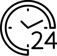 Uhr mit 24