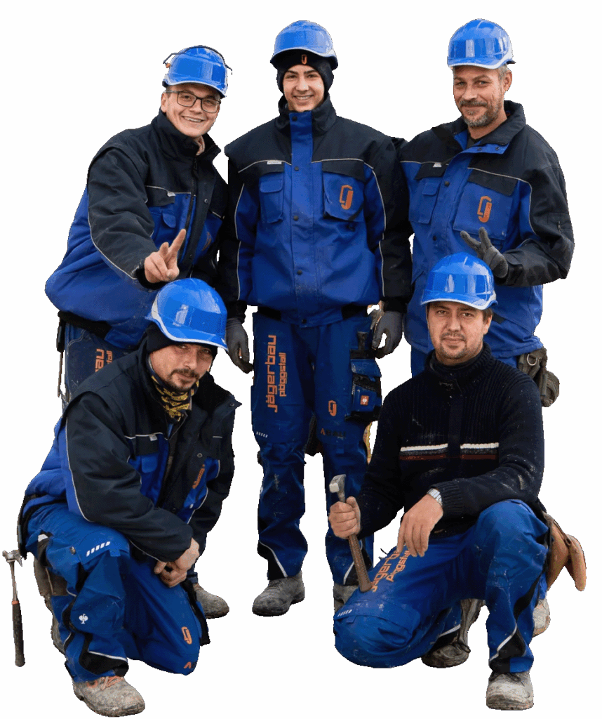 Team auf der Baustelle
